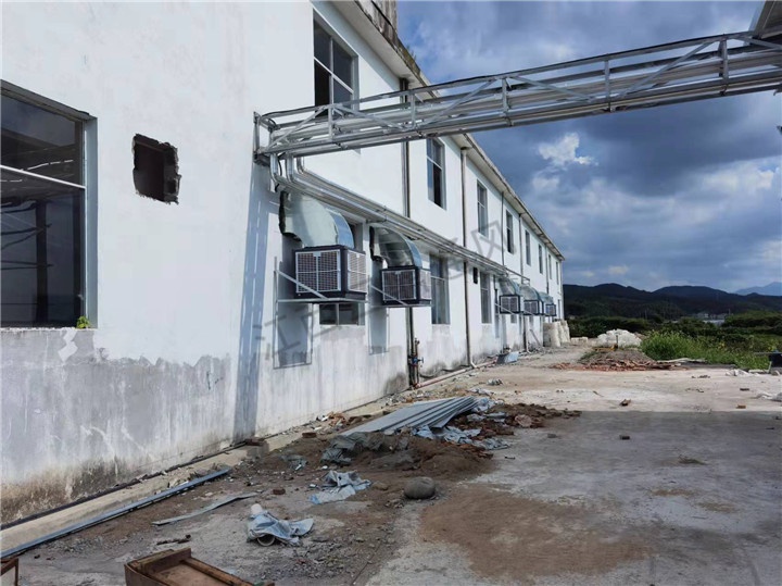 福建光澤旦誕食品廠車間新風排風工程
